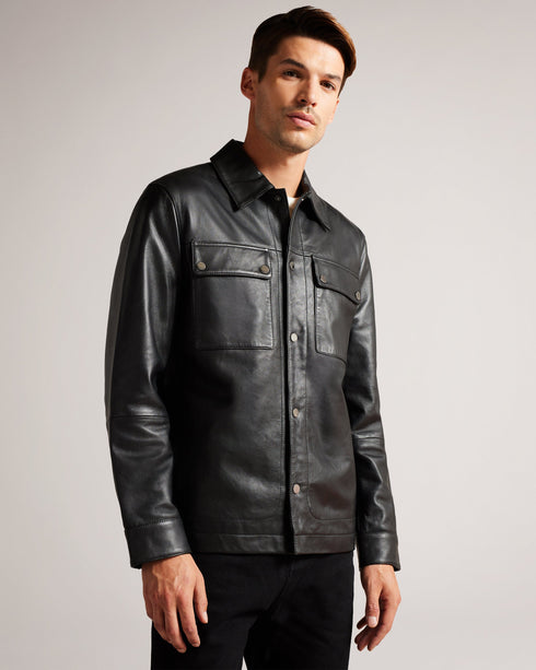 <P>Leather Shacket</P>